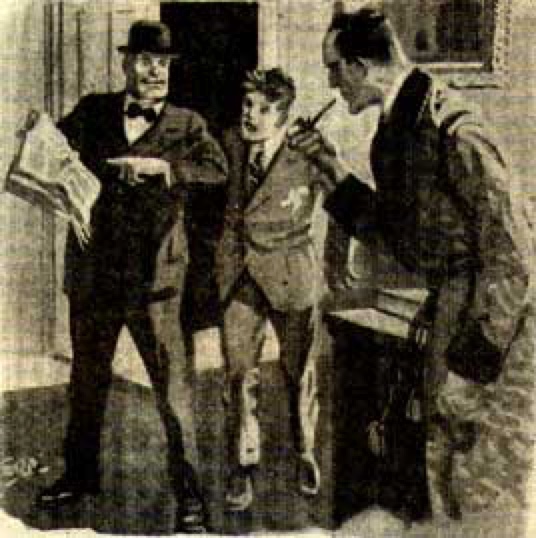 Inspector Coutts visits Blake and Tinker