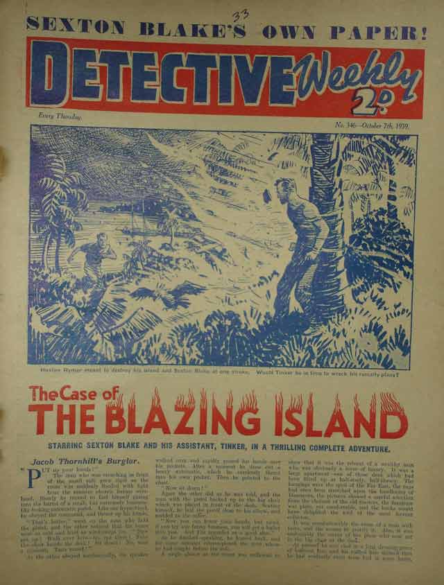 The Case of the Blazing Island