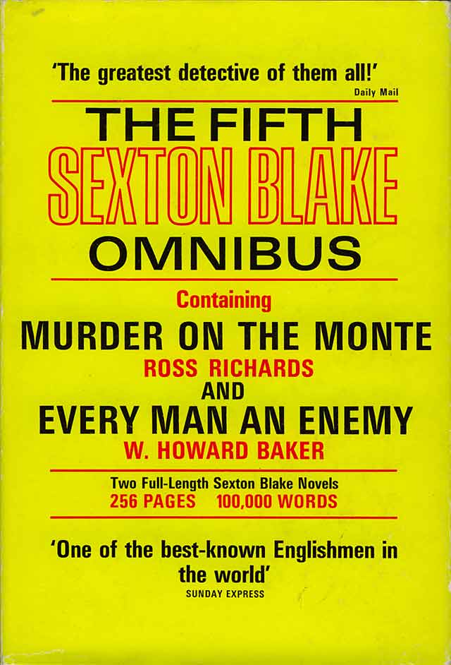 The Fifth Sexton Blake Omnibus
