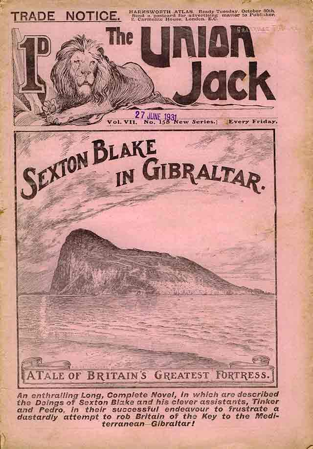 SEXTON BLAKE IN GIBRALTAR