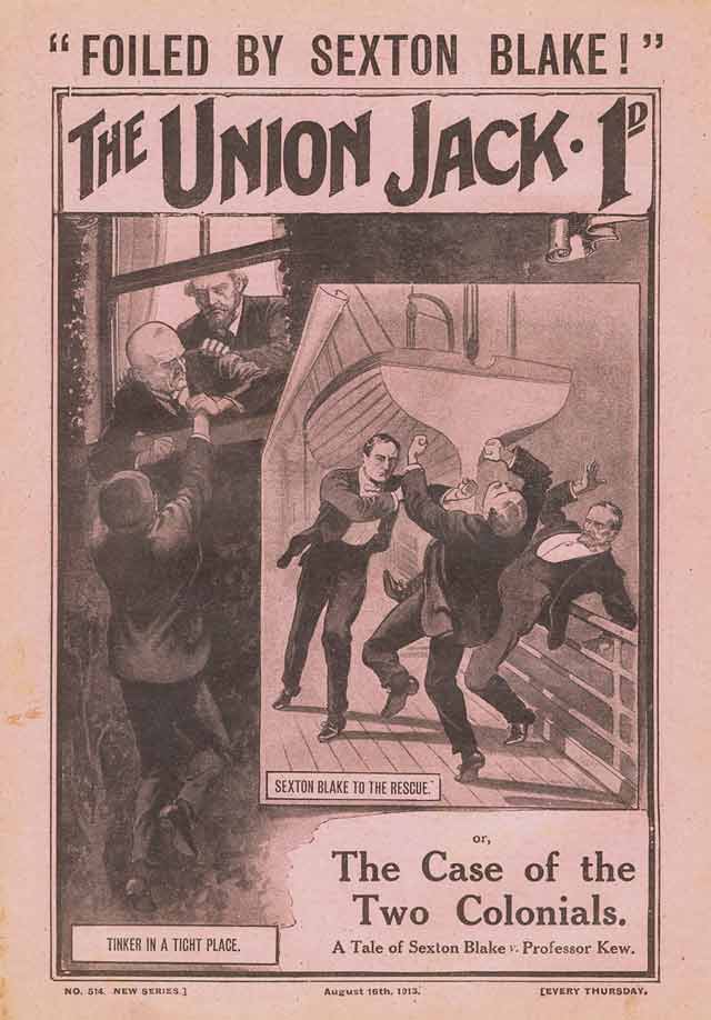 FOILED BY SEXTON BLAKE; OR, THE CASE OF THE TWO COLONIALS