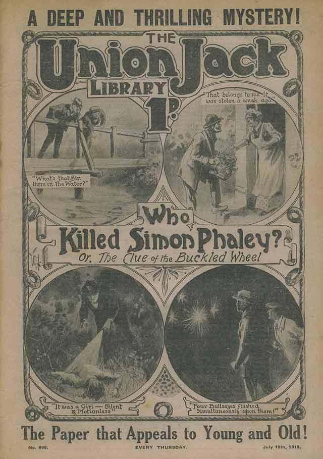 WHO KILLED SIMON PHALEY?; OR, THE CLUE OF THE BUCKLED WHEEL