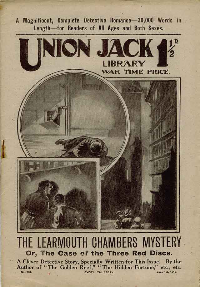 THE LEARMOUTH CHAMBERS MYSTERY; OR, THE CASE OF THE THREE RED DISCS