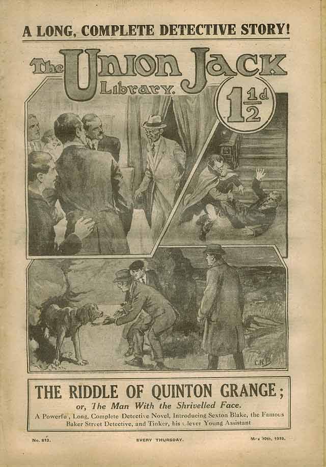 THE RIDDLE OF QUINTON GRANGE; OR, THE MAN WITH THE SHRIVELLED FACE