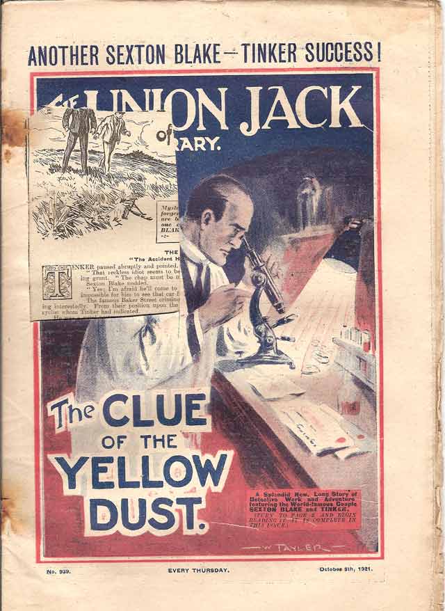 THE CLUE OF THE YELLOW DUST